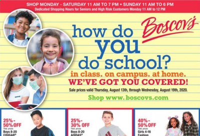 Boscov's Weekly Ad August 13 to August 19