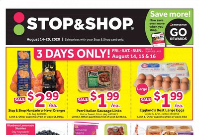 Stop & Shop (MA) Weekly Ad August 14 to August 20
