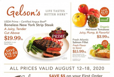Gelson's Weekly Ad August 12 to August 18