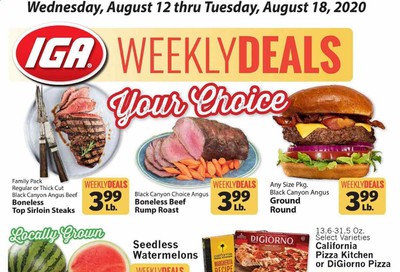 IGA Weekly Ad August 12 to August 18