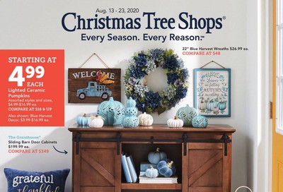 Christmas Tree Shops Weekly Ad August 13 to August 23