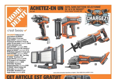 Home Depot (QC) Flyer August 13 to 19