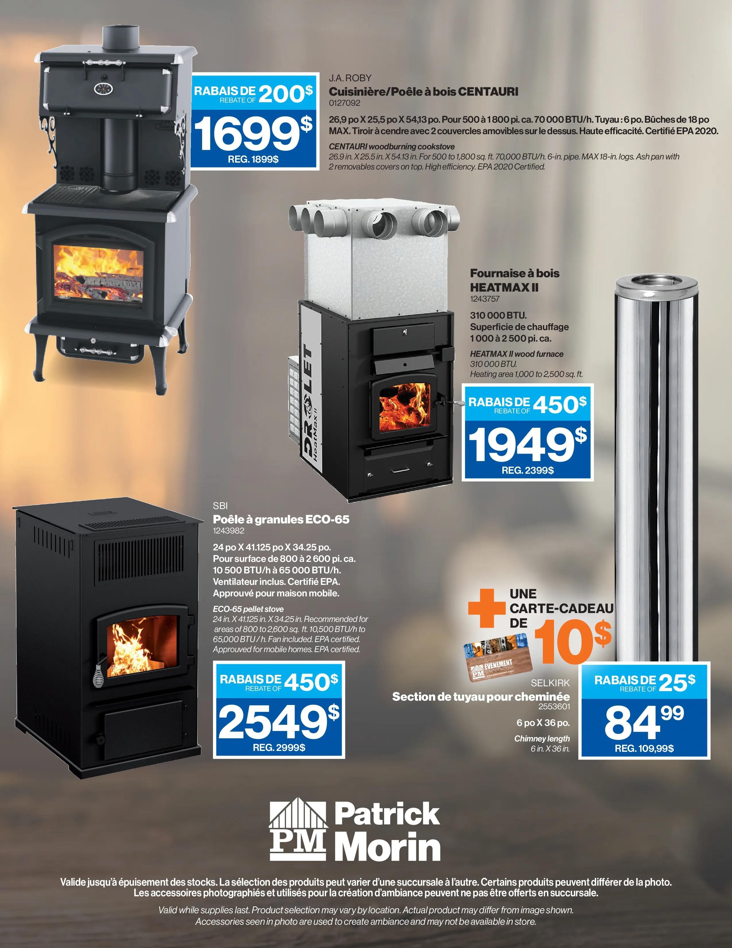 Patrick Morin Flyer August 13 to September 30