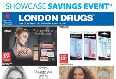 London Drugs Showcase Savings Event Flyer August 14 to 26