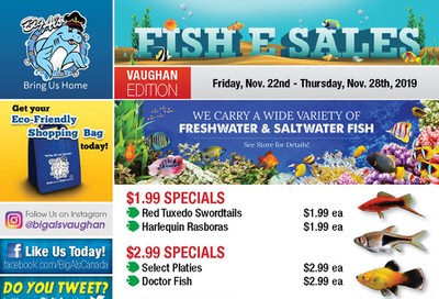 Big Al's (Vaughan) Weekly Specials November 22 to 28