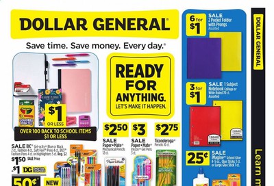 Dollar General Weekly Ad August 9 to August 15