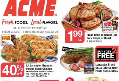 ACME Weekly Ad August 14 to August 20