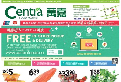 Centra Foods (Aurora) Flyer August 14 to 20