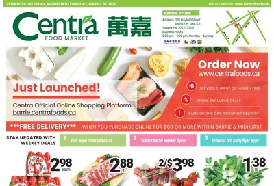 Centra Foods (Barrie) Flyer August 14 to 20