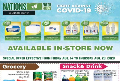 Nations Fresh Foods (Vaughan) Flyer August 14 to 20