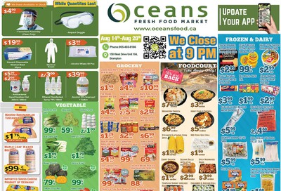 Oceans Fresh Food Market (Brampton) Flyer August 14 to 20