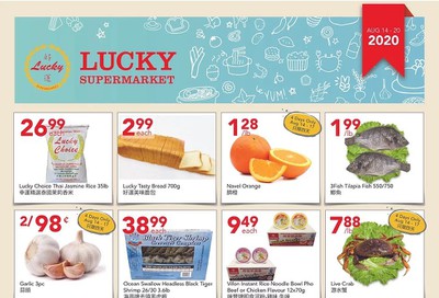 Lucky Supermarket (Edmonton) Flyer August 14 to 20