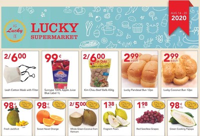 Lucky Supermarket (Surrey) Flyer August 14 to 20