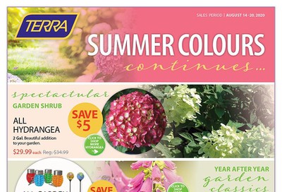 Terra Greenhouses Flyer August 14 to 20