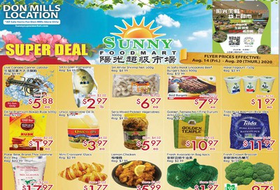 Sunny Foodmart (Don Mills) Flyer August 14 to 20