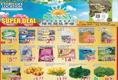 Sunny Foodmart (Etobicoke) Flyer August 14 to 20