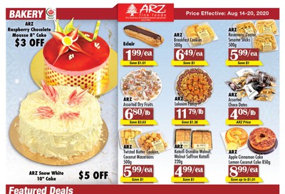 Arz Fine Foods Flyer August 14 to 20