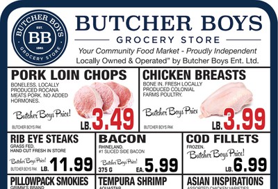 Butcher Boys Grocery Store Flyer August 14 to 20