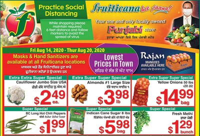 Fruiticana (Calgary) Flyer August 14 to 20