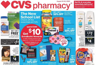 CVS Pharmacy Weekly Ad August 16 to August 22
