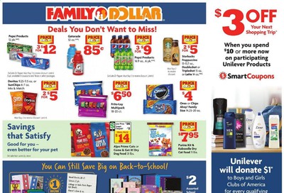 Family Dollar Weekly Ad August 16 to August 22