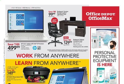 Office DEPOT Weekly Ad August 16 to August 22