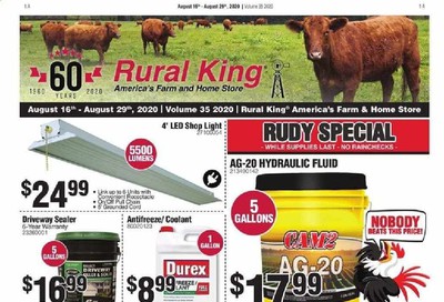 Rural King Weekly Ad August 16 to August 29