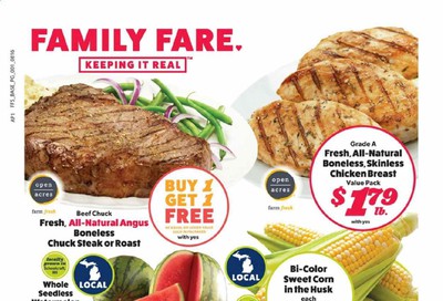 Family Fare Weekly Ad August 16 to August 22