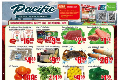 Pacific Fresh Food Market (North York) Flyer November 22 to 28