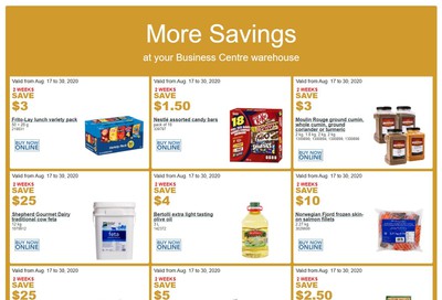 Costco Business Centre (Scarborough, ON) Instant Savings Flyer August 17 to 30