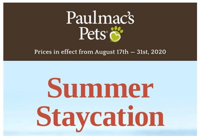 Paulmac's Pets Flyer August 17 to 31