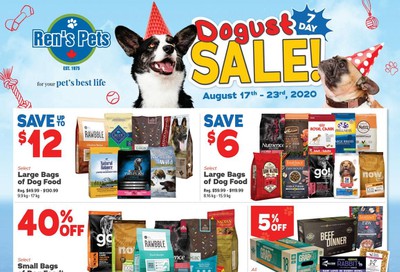 Ren's Pets Depot Flyer August 17 to 23