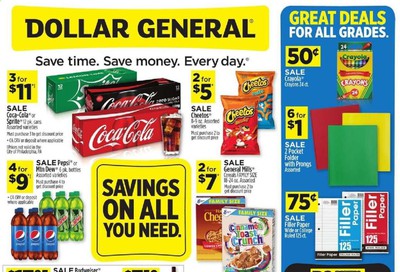 Dollar General Weekly Ad August 16 to August 22
