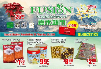 Fusion Supermarket Flyer November 22 to 28