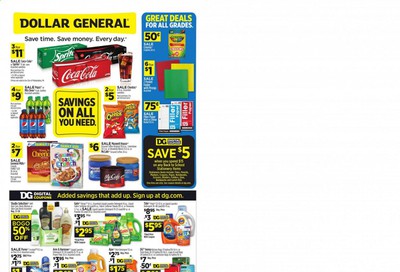 Dollar General (LA) Weekly Ad August 16 to August 22