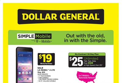 Dollar General Weekly Ad August 16 to September 19