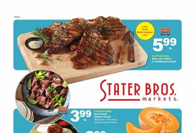 Stater Bros. Weekly Ad August 19 to August 25