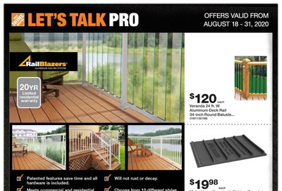 Home Depot Pro Flyer August 18 to 31