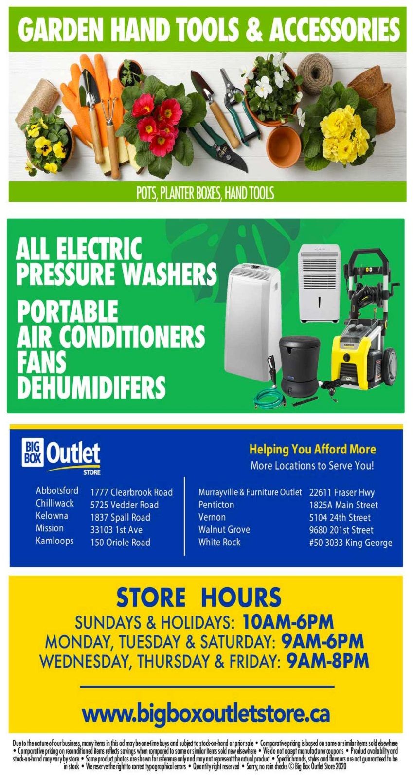 Big Box Outlet Store Flyer August 19 to 25