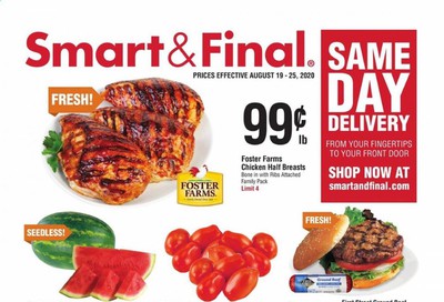 Smart & Final Weekly Ad August 19 to August 25