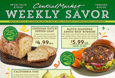 Central Market Weekly Ad August 19 to August 25