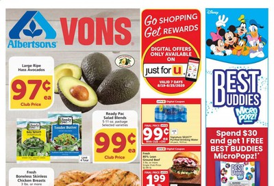 Vons Weekly Ad August 19 to August 25