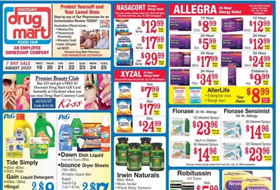 Discount Drug Mart Weekly Ad August 19 to August 25