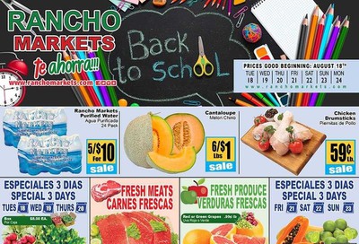 Rancho Markets Weekly Ad August 18 to August 24