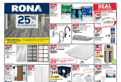 Rona (ON) Flyer August 20 to 26