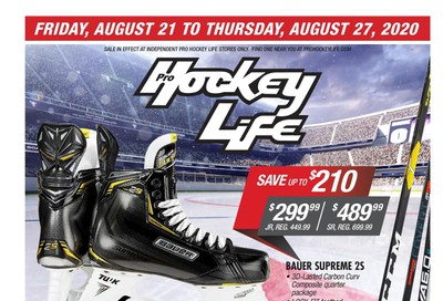 Pro Hockey Life Flyer August 21 to 27