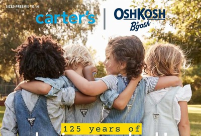 Carter's Oshkosh Flyer August 19 to September 16