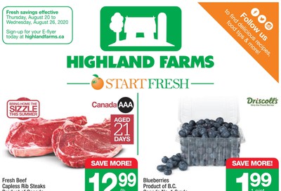 Highland Farms Flyer August 20 to 26
