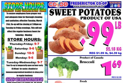 Fredericton Co-op Flyer August 20 to 26