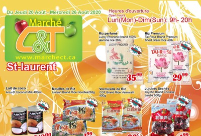 Marche C&T (St. Laurent) Flyer August 20 to 26